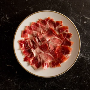 Jamón ibérico cortado a mano
